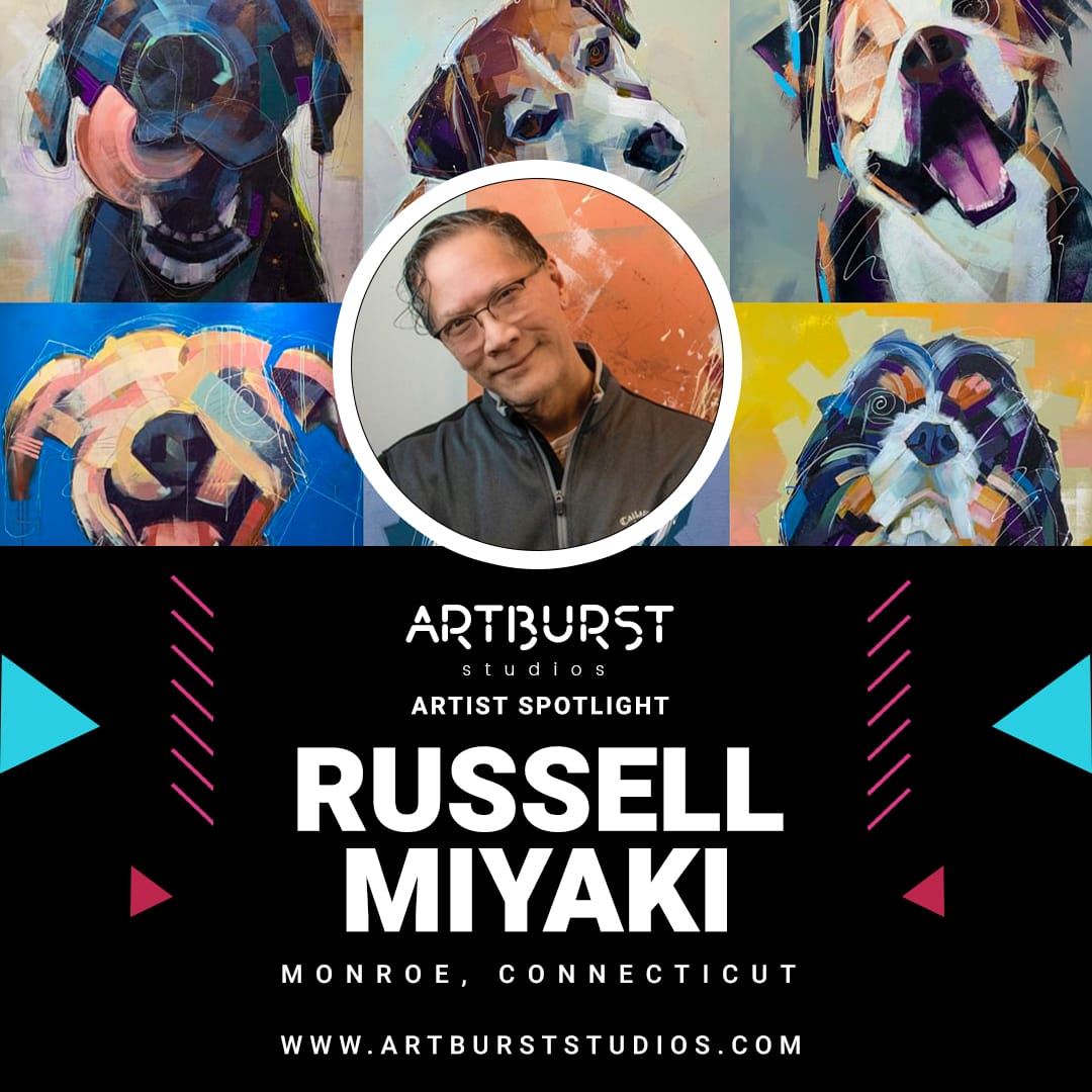 Painting Positivity: Russell Miyaki's Abstract Canine Creations